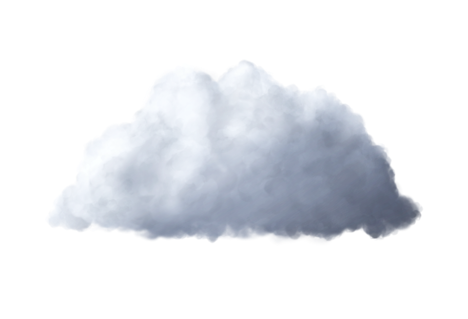 Cloud, Isolated, Cumulus, Transparent, White, Gray